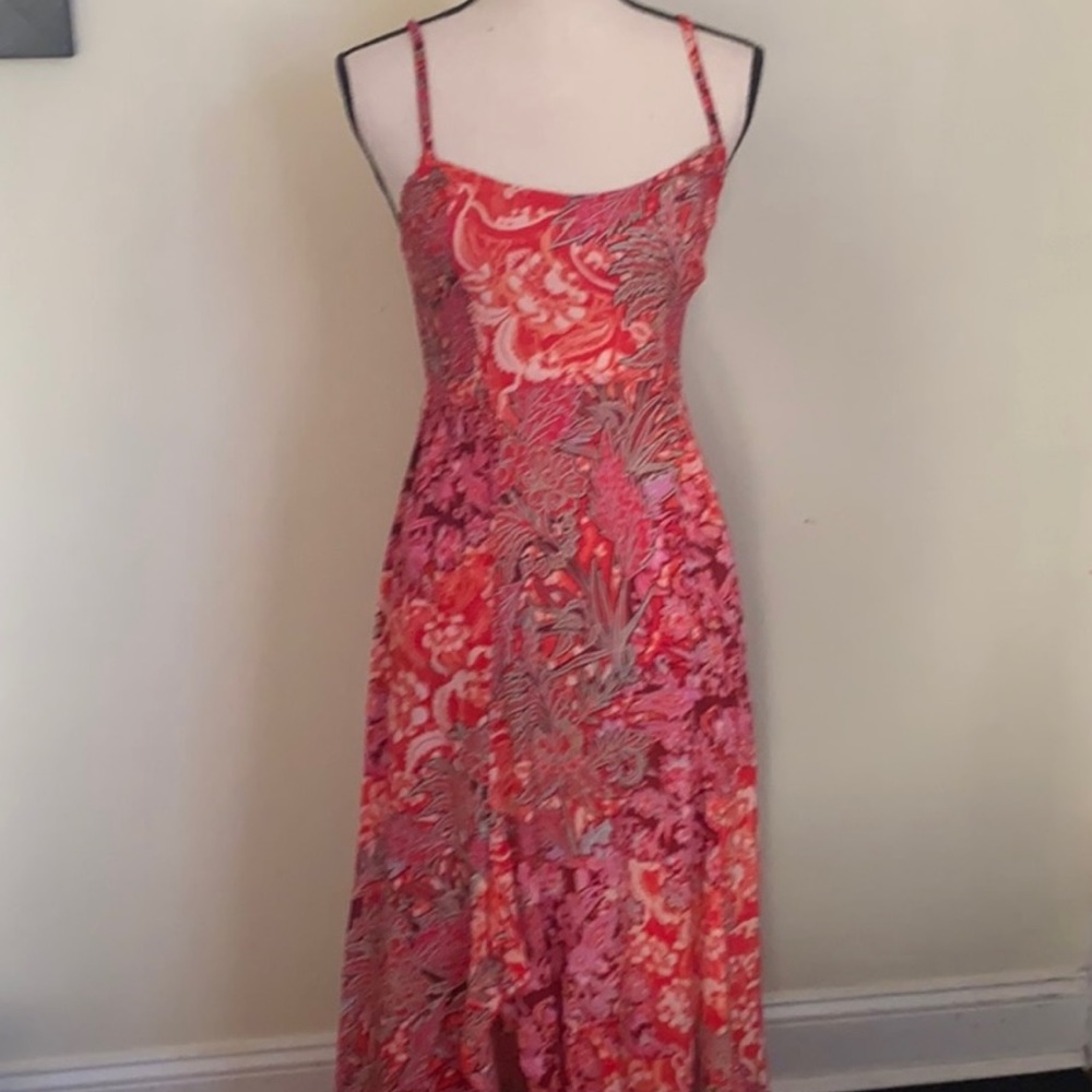 NWOT Free People Forever Yours Smocked Maxi Dress - Picture 9 of 11